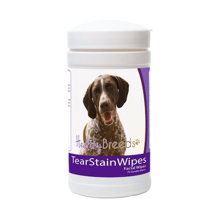 Healthy Breeds German Shorthaired Pointer Tear Stain Wipes 840235151999
